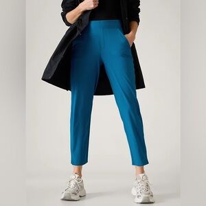 Athleta Brooklyn Mid Rise Ankle Pant - Size 4 - Dark Lapis Blue